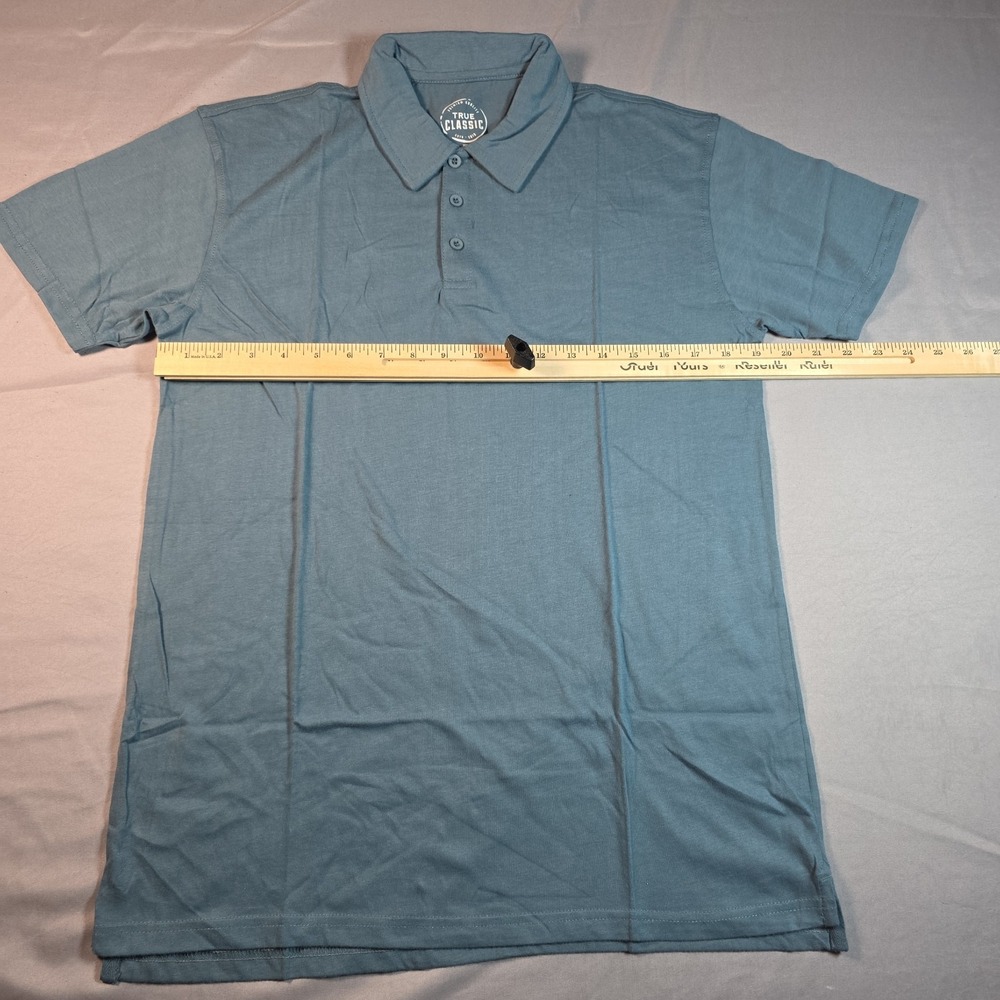 True Classic Polo Medium (2 pack) Light Heathered Blue, Turquoise - Picture 6 of 10